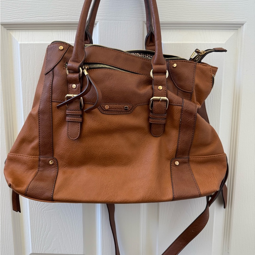 Brown Leather Tote Bag